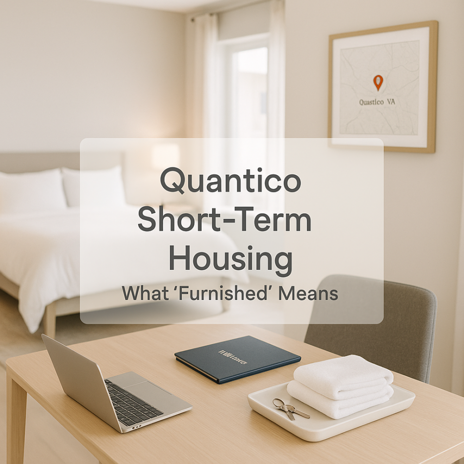 Quantico Short Term Housing Furnished Means