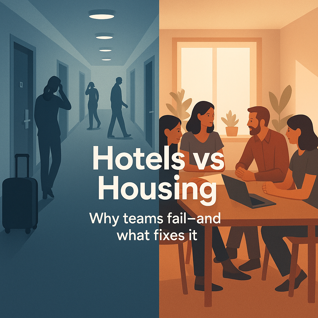 why teams fail hotels housing fixes