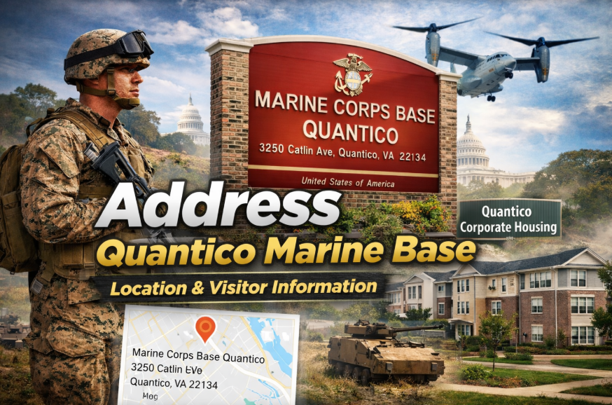 address quantico marine base